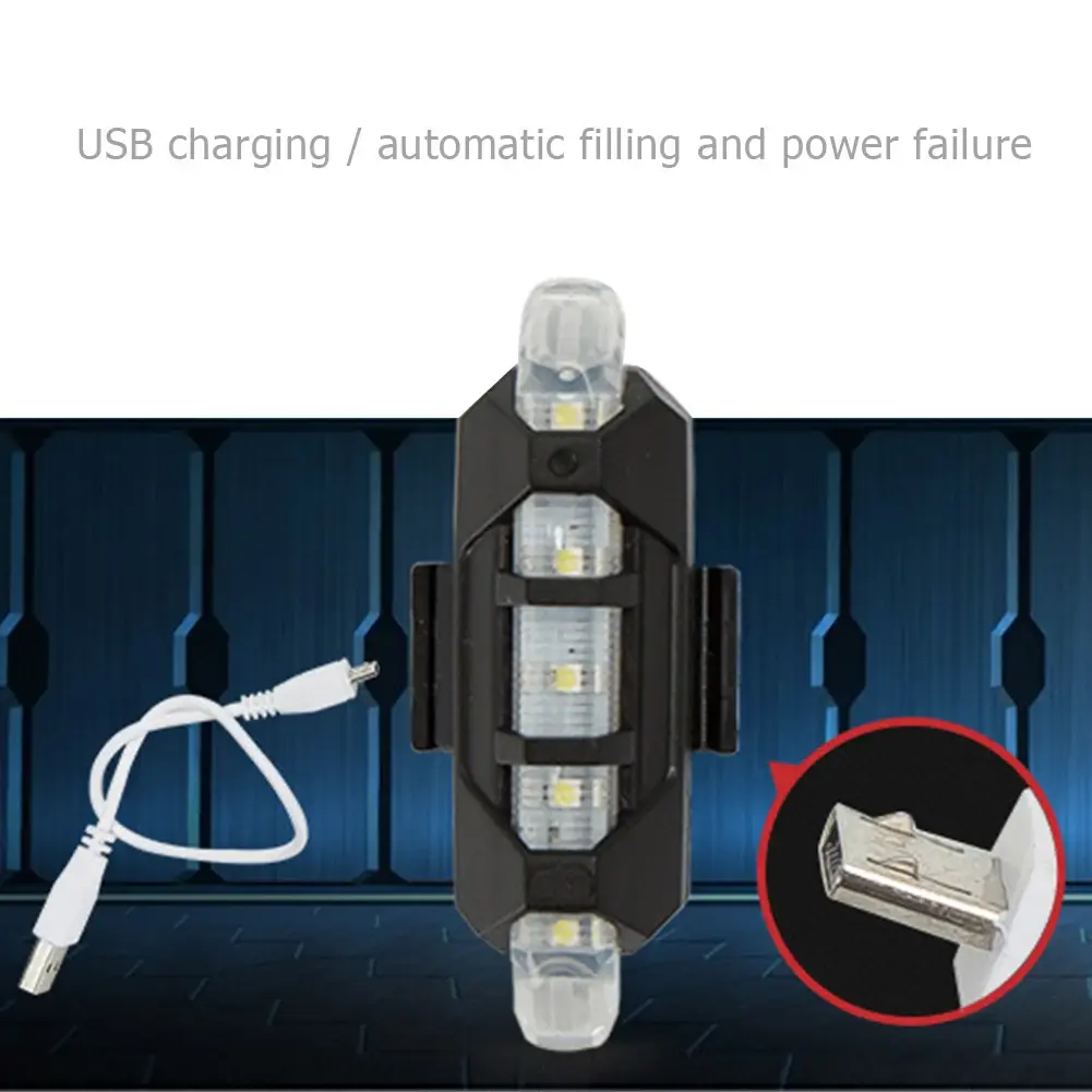 2PCS Electric Scooter Warning Light Night Safety LED Flash Lamp for M365 Pro Electric Scooter LED Flashlight Taillight 4 Modes