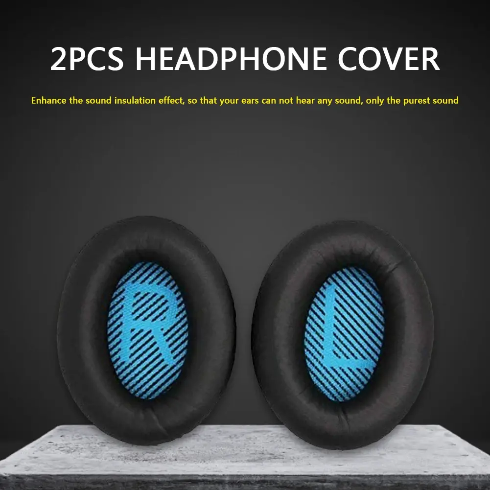 Ear Pads for Bose Quietcomfort 35/QC35 ii/QC15/QC25/QC35/QC2/AE2/AE2i SoundLink SoundTrue Headphones Cushion Headset Replacement