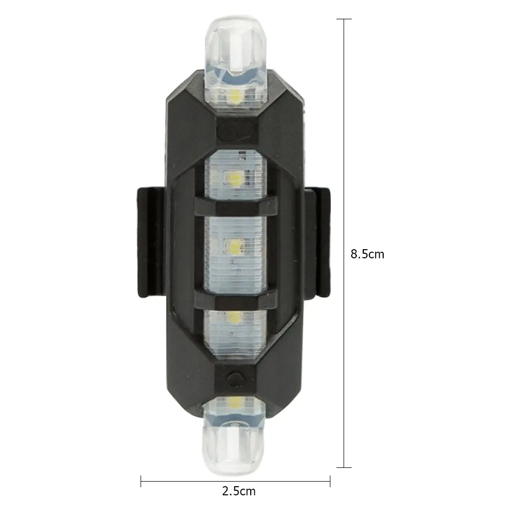 2PCS Electric Scooter Warning Light Night Safety LED Flash Lamp for M365 Pro Electric Scooter LED Flashlight Taillight 4 Modes