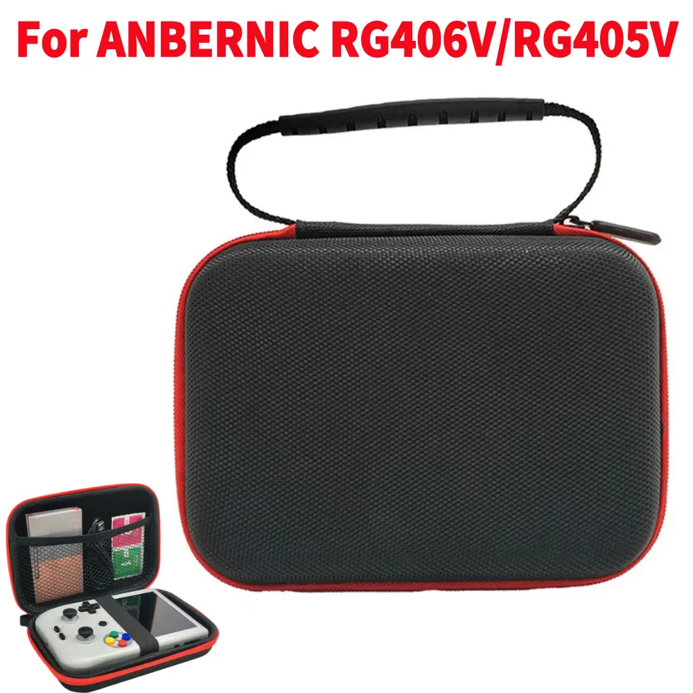 For ANBERNIC RG406V/RG405V Handheld Game Console Case Storage Bag Shockproof Travel Carrying Case Portable Organizer Bag