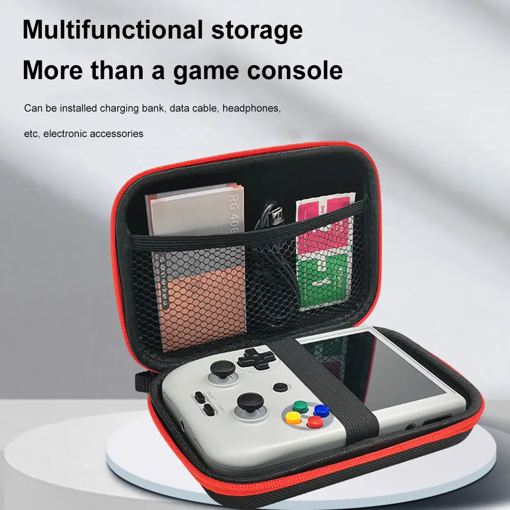 For ANBERNIC RG406V/RG405V Handheld Game Console Case Storage Bag Shockproof Travel Carrying Case Portable Organizer Bag
