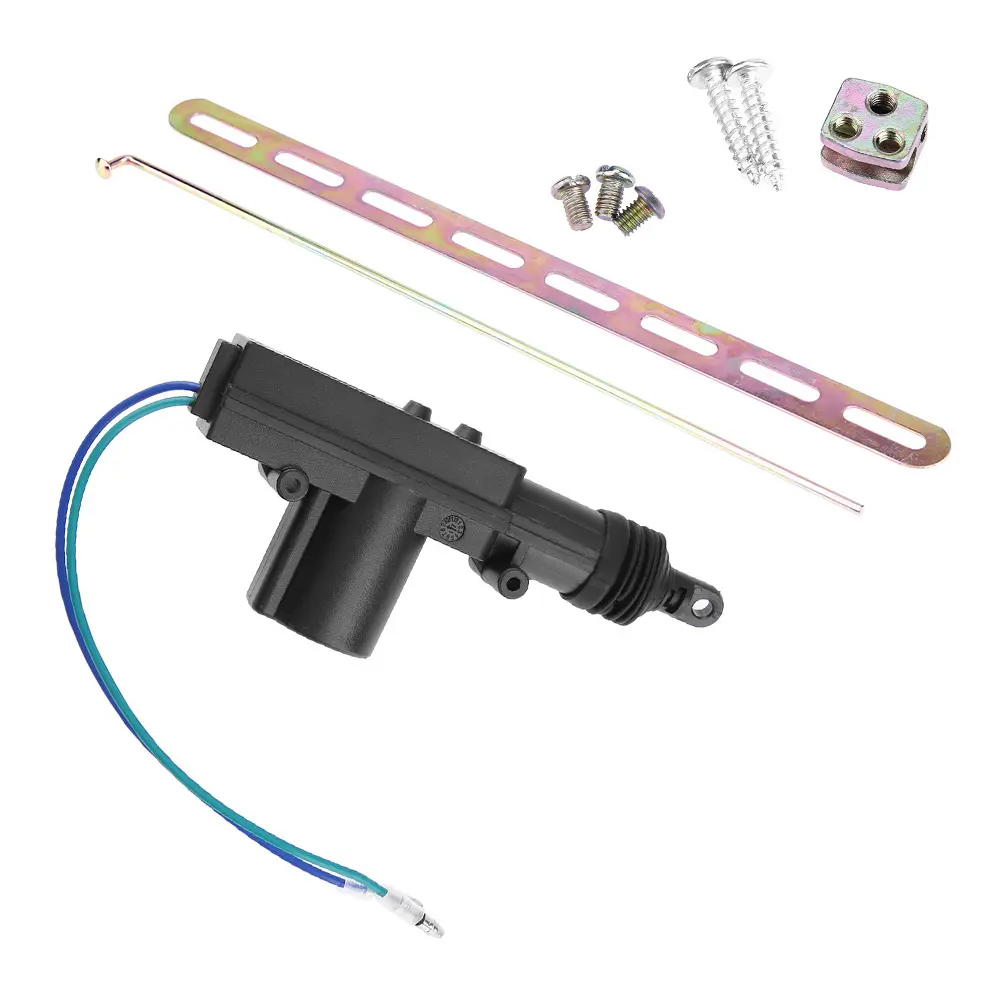 Universal Central Locking System Motor Single Gun Type 12V Solenoid Actuator Door Motor Replacement Pats Automotive Accessories