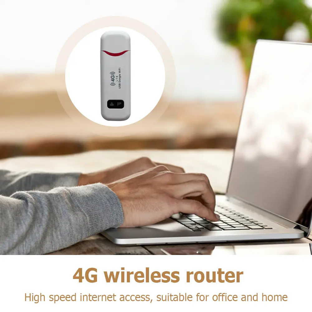 4G LTE Portable WiFi Router 150Mbps USB Modem Stick SIM Card Slot Mobile WiFi Router Pocket Hotspot Network Adapter