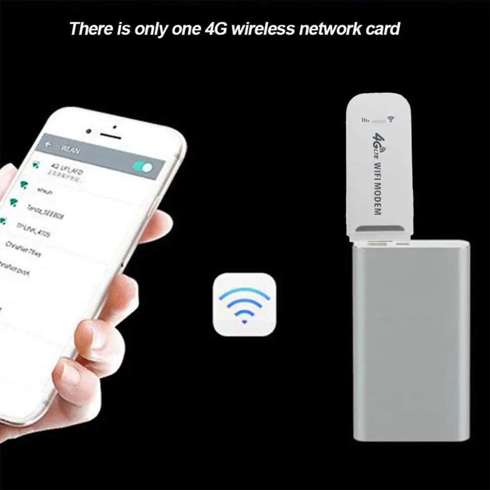4G LTE Wireless USB Dongle 150Mbps Modem Stick 4G Sim Card Wireless Router Portable WiFi Adapter for Home Office
