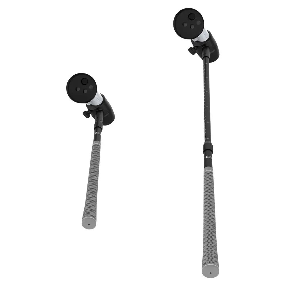 VR Golf Club VR Golf Handle Grip Non-Slip VR Golf Club Grip 80 Degree Keep Tracking for Meta Quest 3S/Quest 3/Quest 2 Controller
