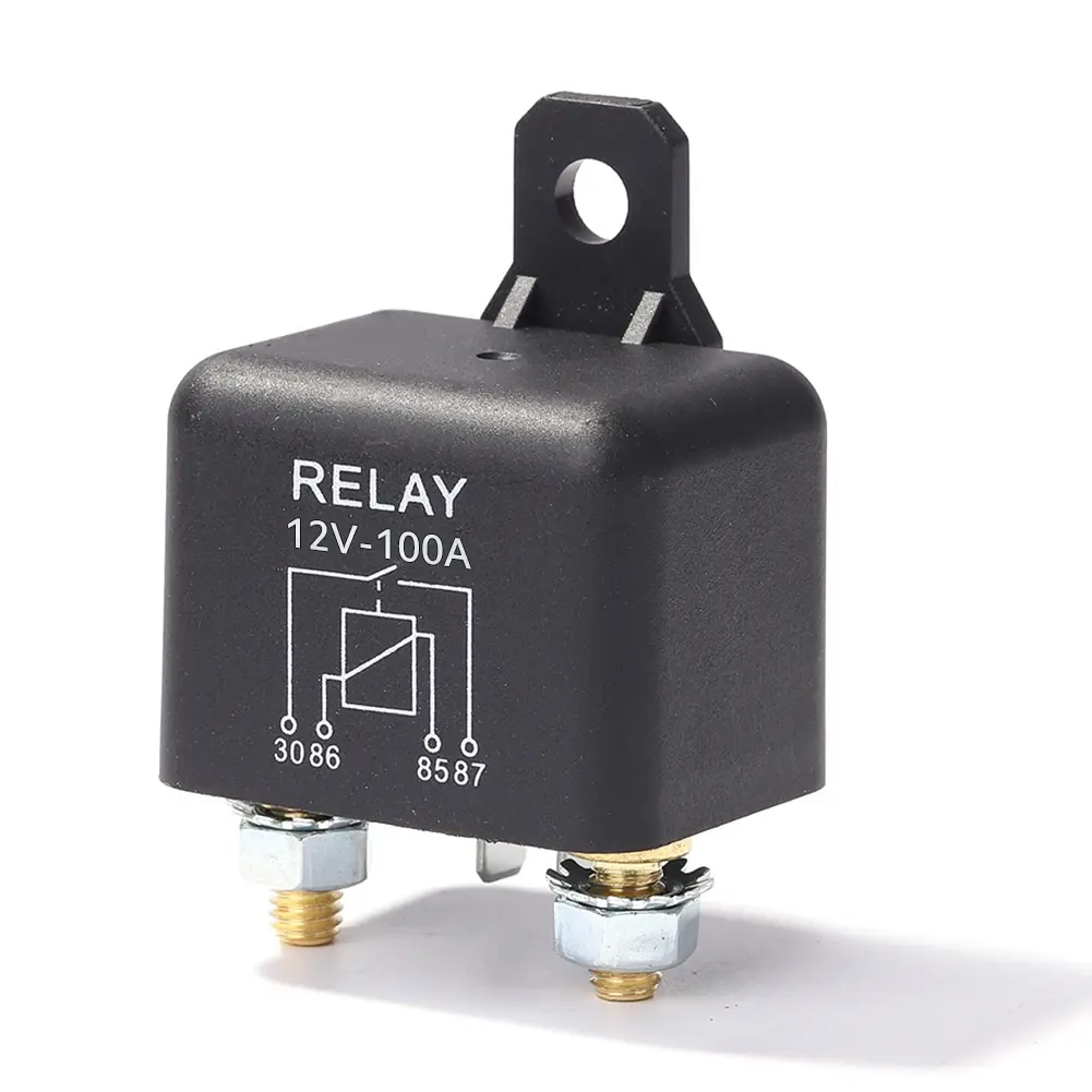High Current Relay Car Starting Relay 200A 100A 12V 24V Power Automobile Heavy Current Start Relay  Module Protector Accessories