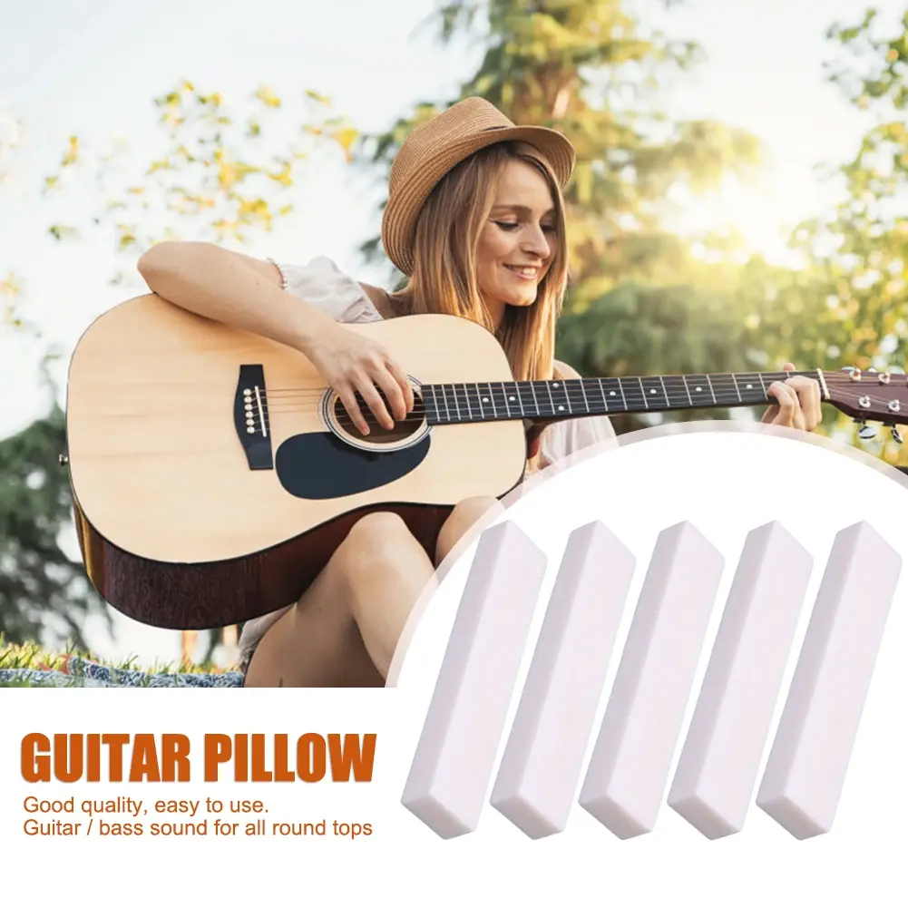3/5/10Pcs Blank Bone Nut Saddle for Guitar Bass Bridge Instrument Parts Accessories Replacement Buffalo Bone Nuts