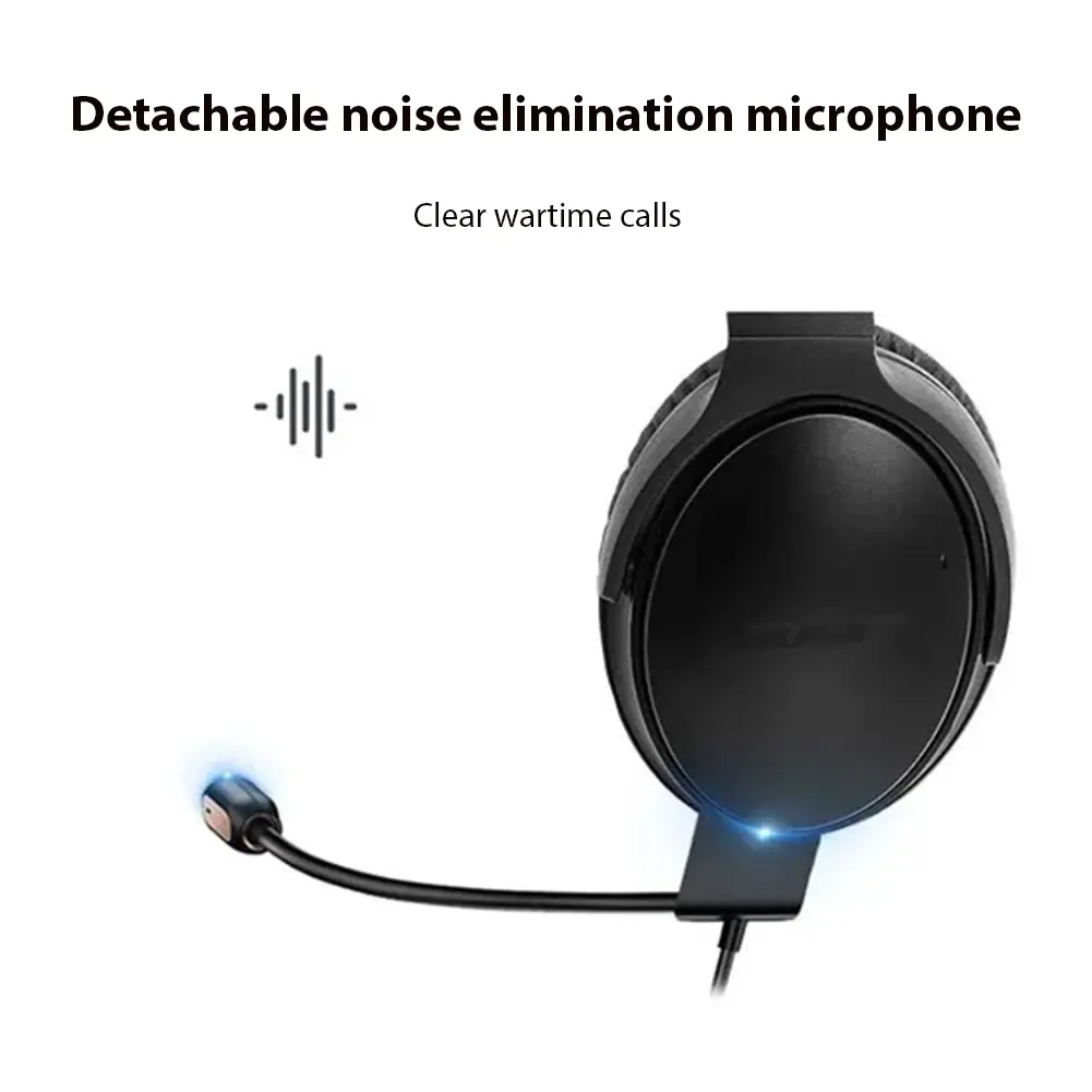 Gaming Headset Microphone Mic 3.5mm Plug Replacement Game Mic Noise Cancelling Cable Boom Microphone for Bose QC35 QC45