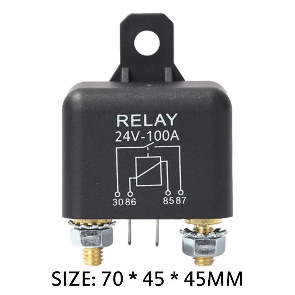 High Current Relay Starting Relay 200A 120A 100A 12V 24V Power Automotive Modular Heavy Current Start Relay Continuous Type