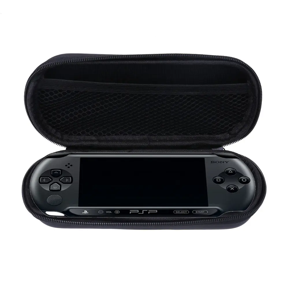 Hard Organizer Box Wear-Resistant Handheld Carrying Case Portable Travel Carry Case for Sony PSP1000/2000/3000
