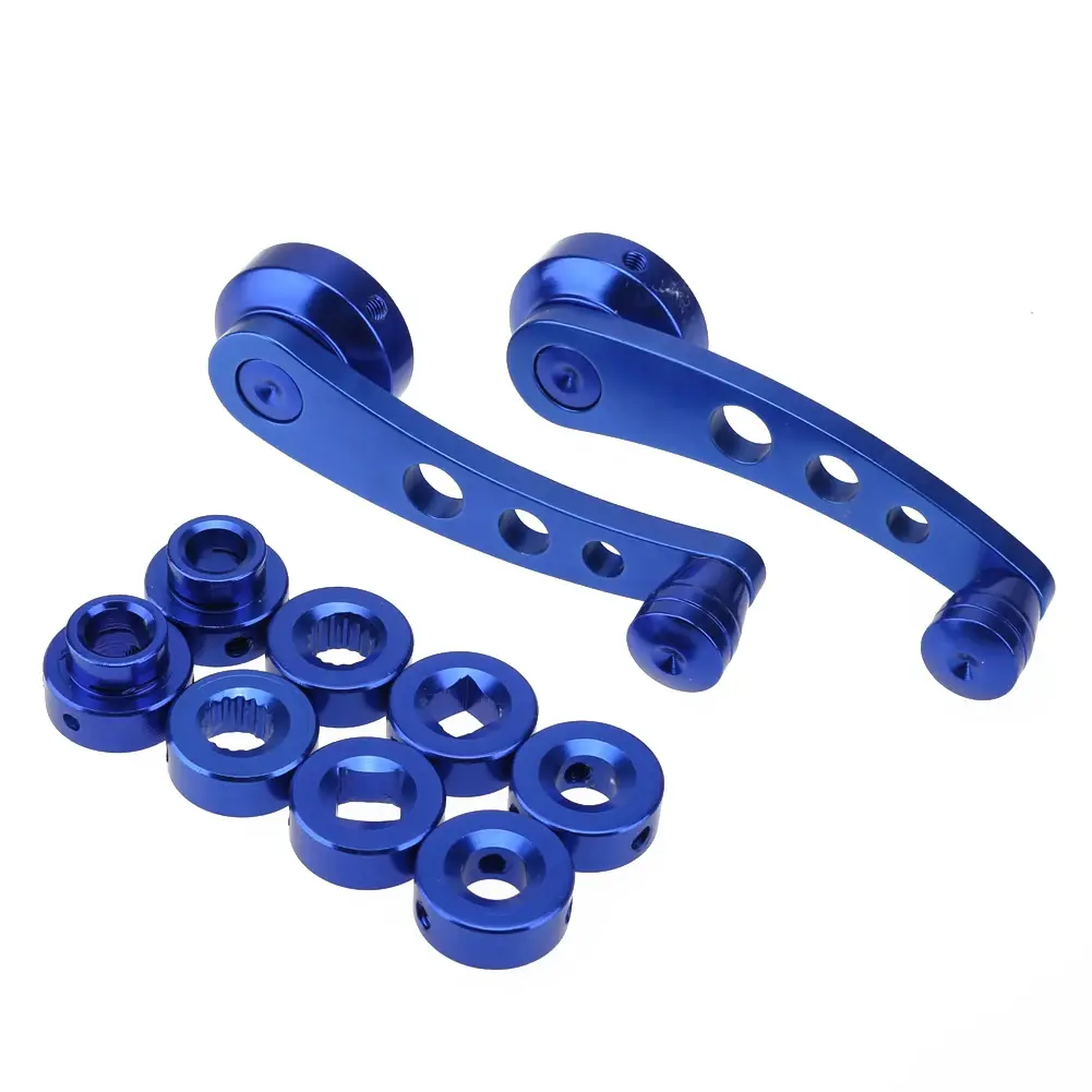 2Pcs Universal Car Window Close Hand Crank Handle Winder Aluminum Alloy Manual Auto Window Glass Closer Handle Auto Accessories