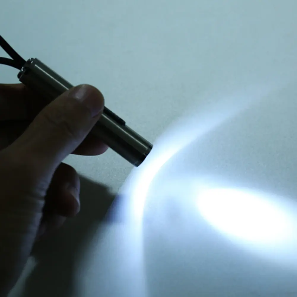 1-5pcs 2 in 1 LED UV Flashlight Battery Powered Portable Pen Light White+Purple Lamp Checker Detection Torch Ultraviolet Light
