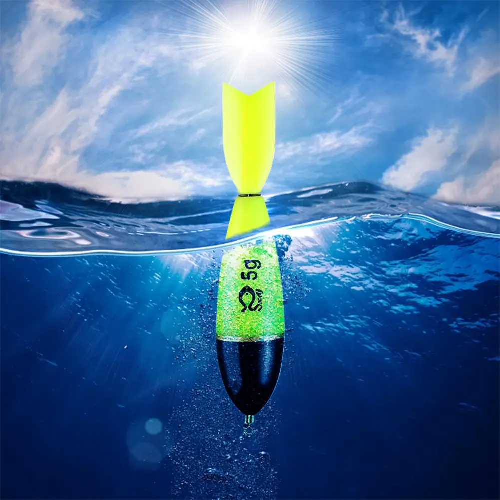 Fishing Night Float Luminous Night Fishing Float Light Stick Night Fishing Light Up Bobbers for Sea Ocean Rock Fishing