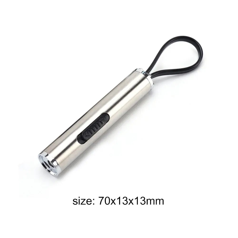 1-5pcs 2 in 1 LED UV Flashlight Battery Powered Portable Pen Light White+Purple Lamp Checker Detection Torch Ultraviolet Light