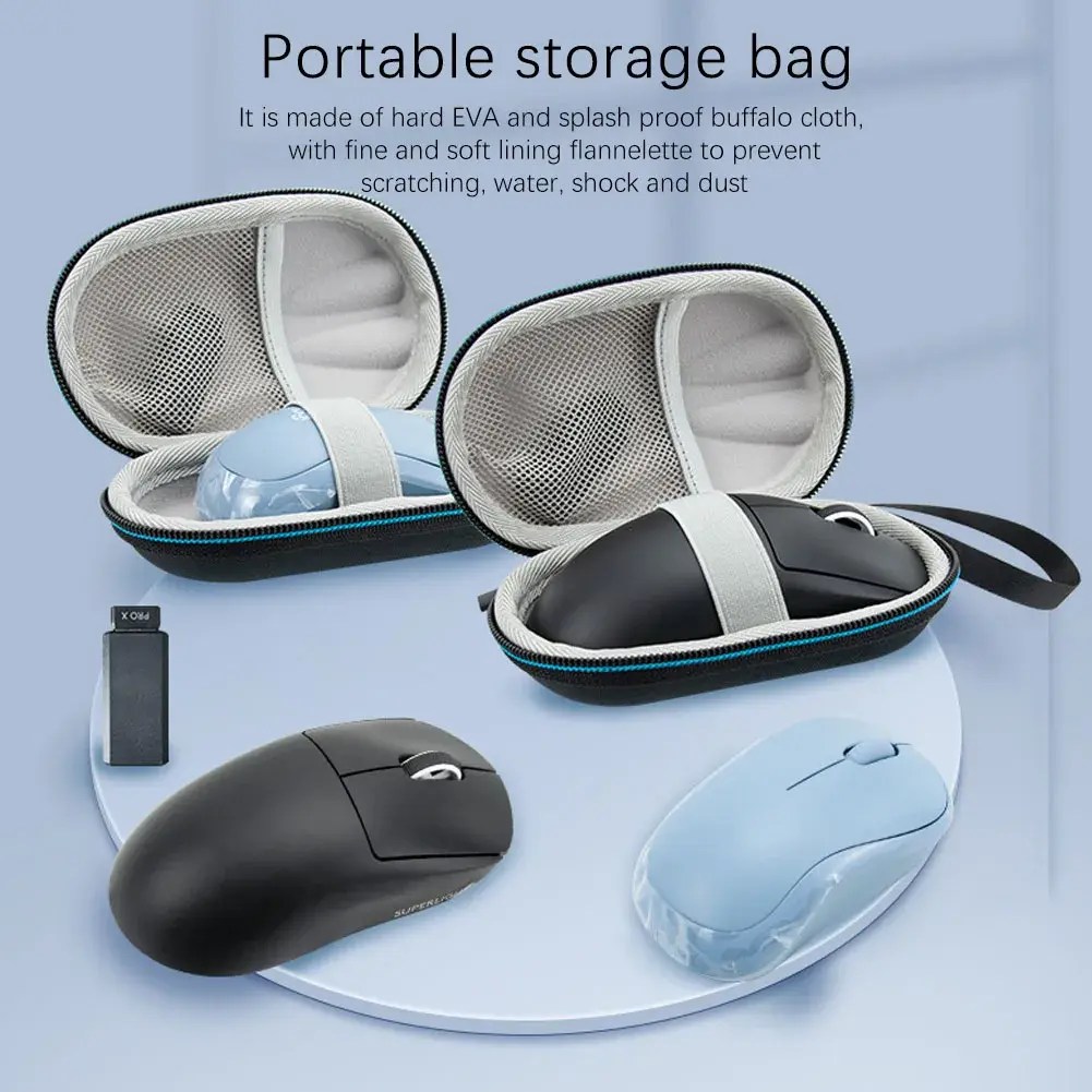 For M221/M220/M185/M170 Wireless Mouse Storage Bag Hard Carrying Bag Portable Mice Bag Shockproof Scratch Proof Mice Case