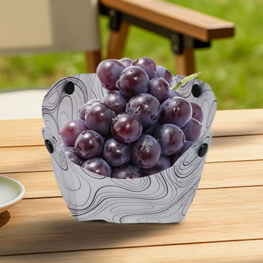 Outdoor Portable Tableware Combination Space Saving Ultra Light Tableware Set Plastic Bowl Plate Cup Filter for Camping Hiking