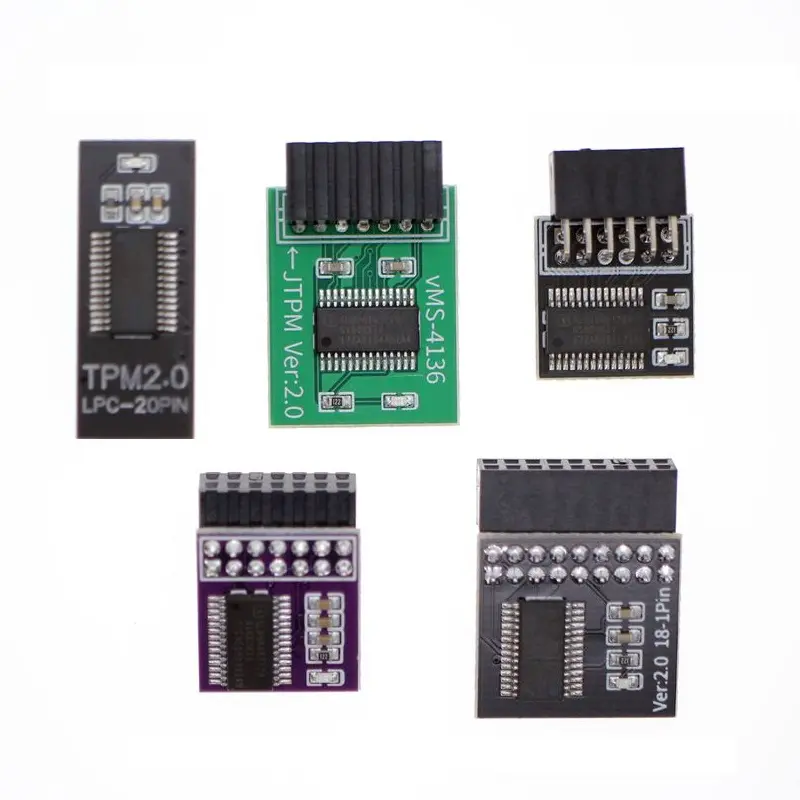 TPM 2.0 Encryption Security Module Remote Card Supports Version 2.0 12 14 18 20-1pin Pin Support Multi-brand Motherboard