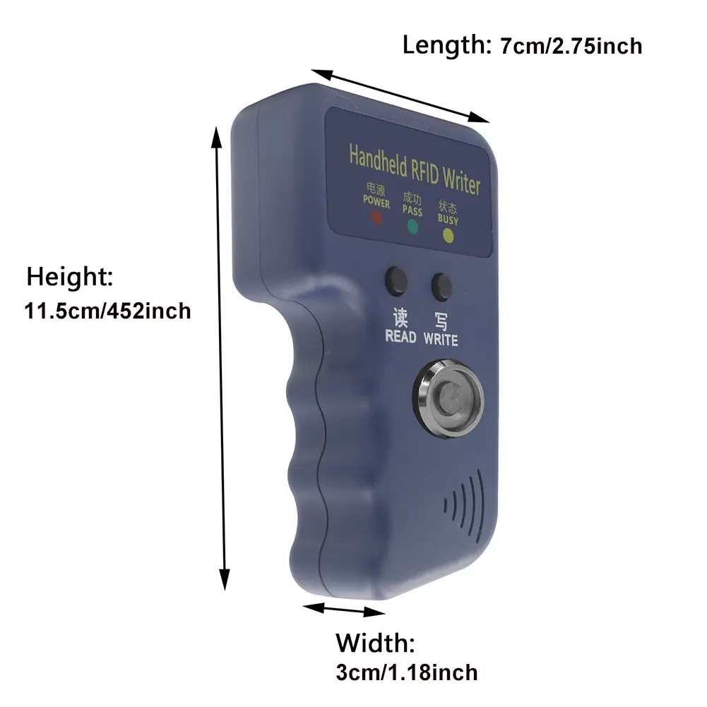 125kHz TM Copier Handheld Keys Tag Card Copier Key Writer Cloner Handheld RFID Writer for T5577 EM4305 CET5200 TM Chip Cards