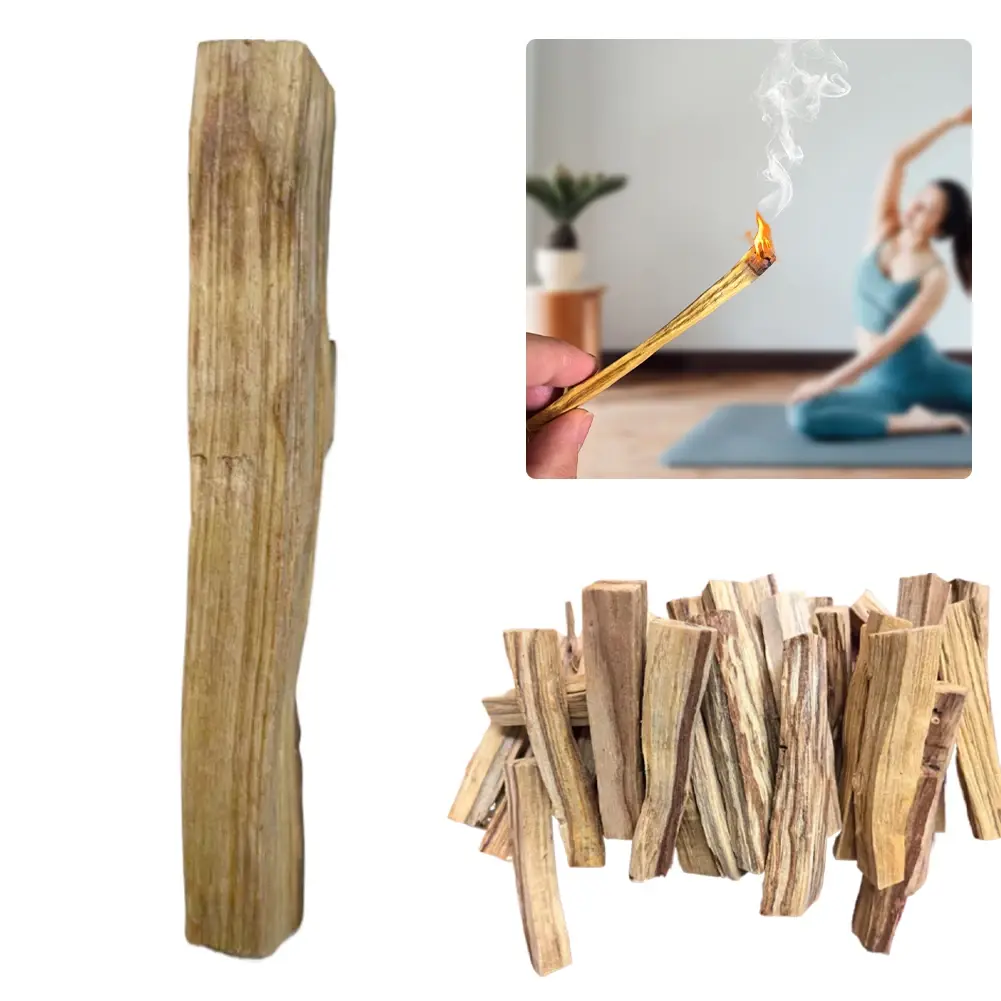1-20PCS Palo Santo Natural Incense Sticks Wooden Smudging Stick For Living Room Office Aroma Diffuser Stains Stick Aromatherapy