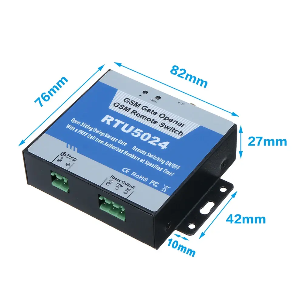 RTU5024 GSM Access Control Kits Programmable Wireless Door Access Opener 850/900/1800/1900MHz 4G US/EU Plug Home Security Device