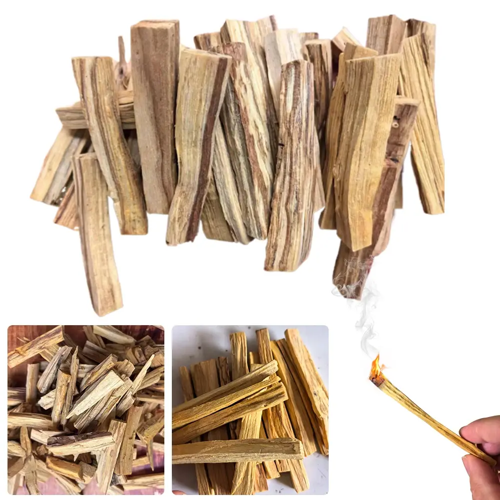 1-20PCS Palo Santo Natural Incense Sticks Wooden Smudging Stick For Living Room Office Aroma Diffuser Stains Stick Aromatherapy