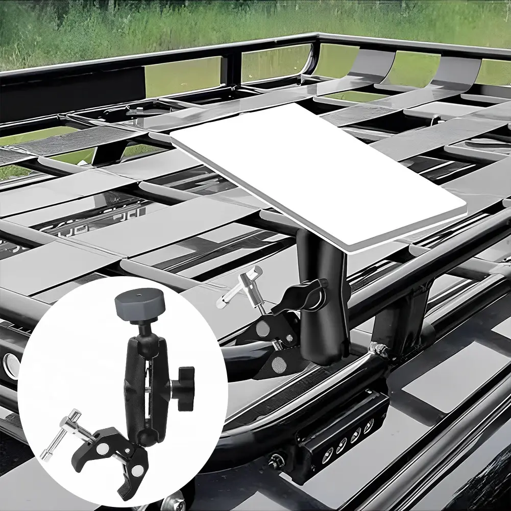 For Starlink Mini Clamp Bracket Kit Adjustable Clamp Mount Roof Mount for Pole Mount on Car RV Ladders Guardrails