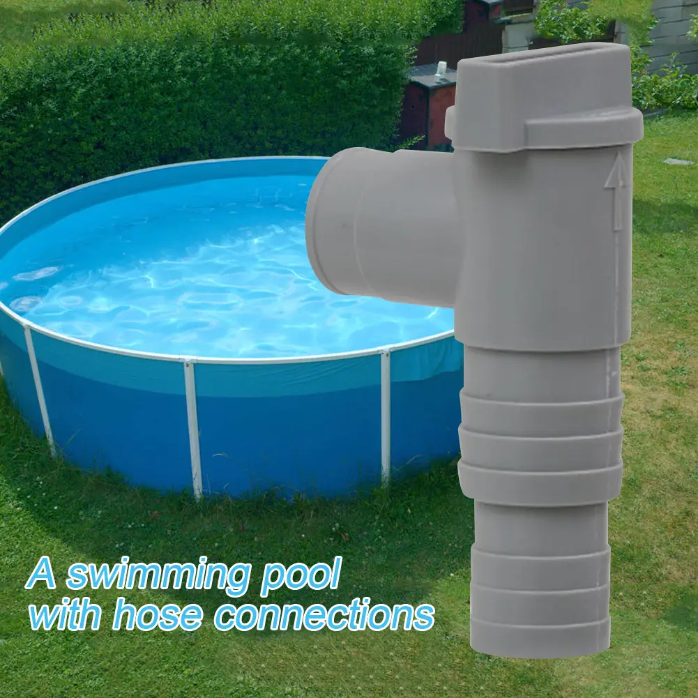 PVC Pool Filter Pump Adapter Durable 32mm Pool Pump Adapter Leak Proof Sealed Replacement for Outdoor Equipment Parts