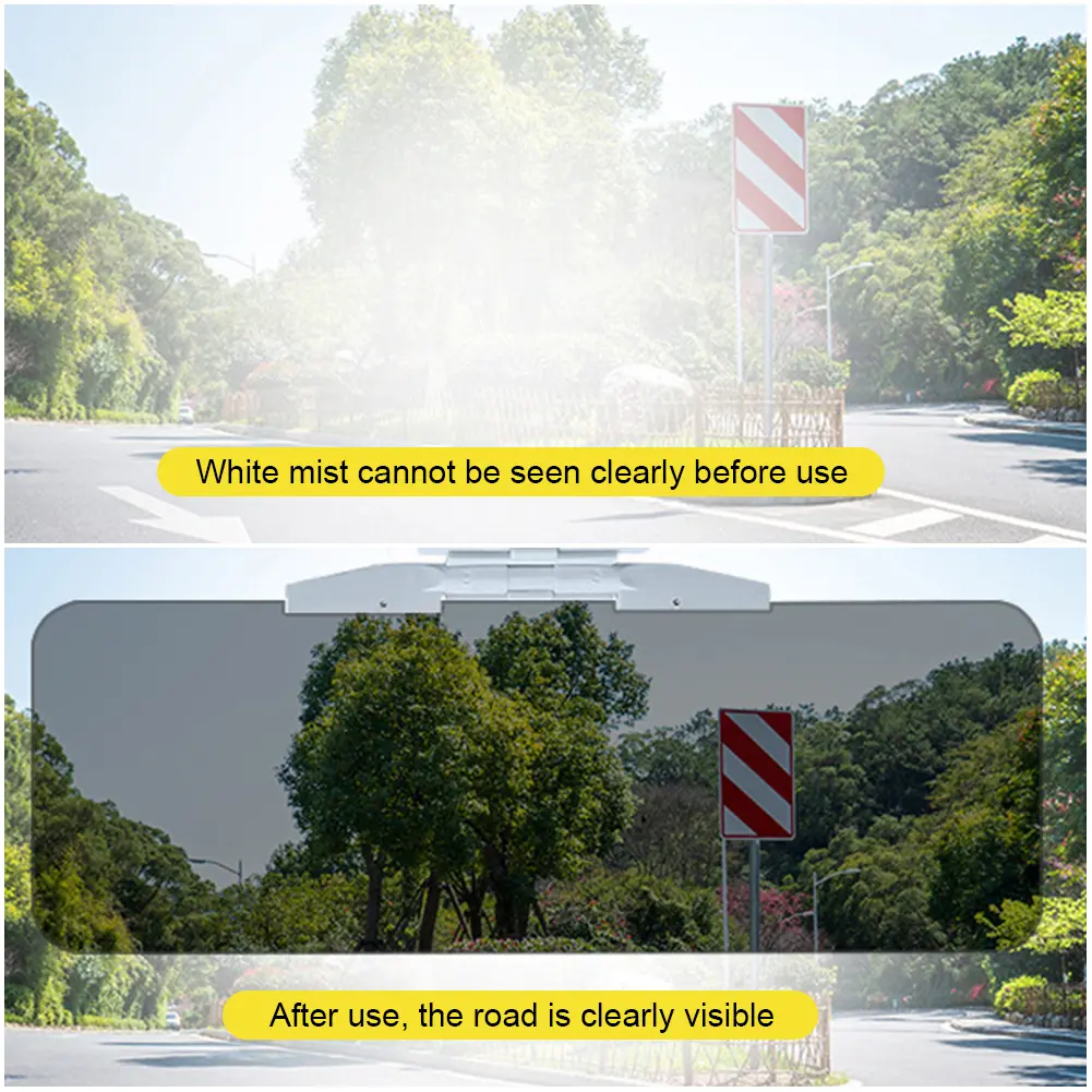 Adjustable Sun Blocker Anti-Dazzle Adjustable Sun Visor Anti-UV Polarized Clear Vision Sun Visor Blocker Car Anti-Glare Sunshade