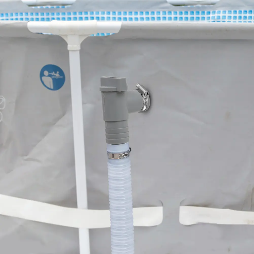PVC Pool Filter Pump Adapter Durable 32mm Pool Pump Adapter Leak Proof Sealed Replacement for Outdoor Equipment Parts