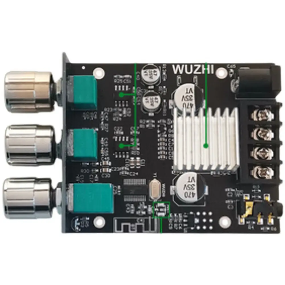 ZK-502MT 2x50W 2.0 Channel Subwoofer Amplifier Board Stereo Audio Speaker Module for Shopping Mall Speaker