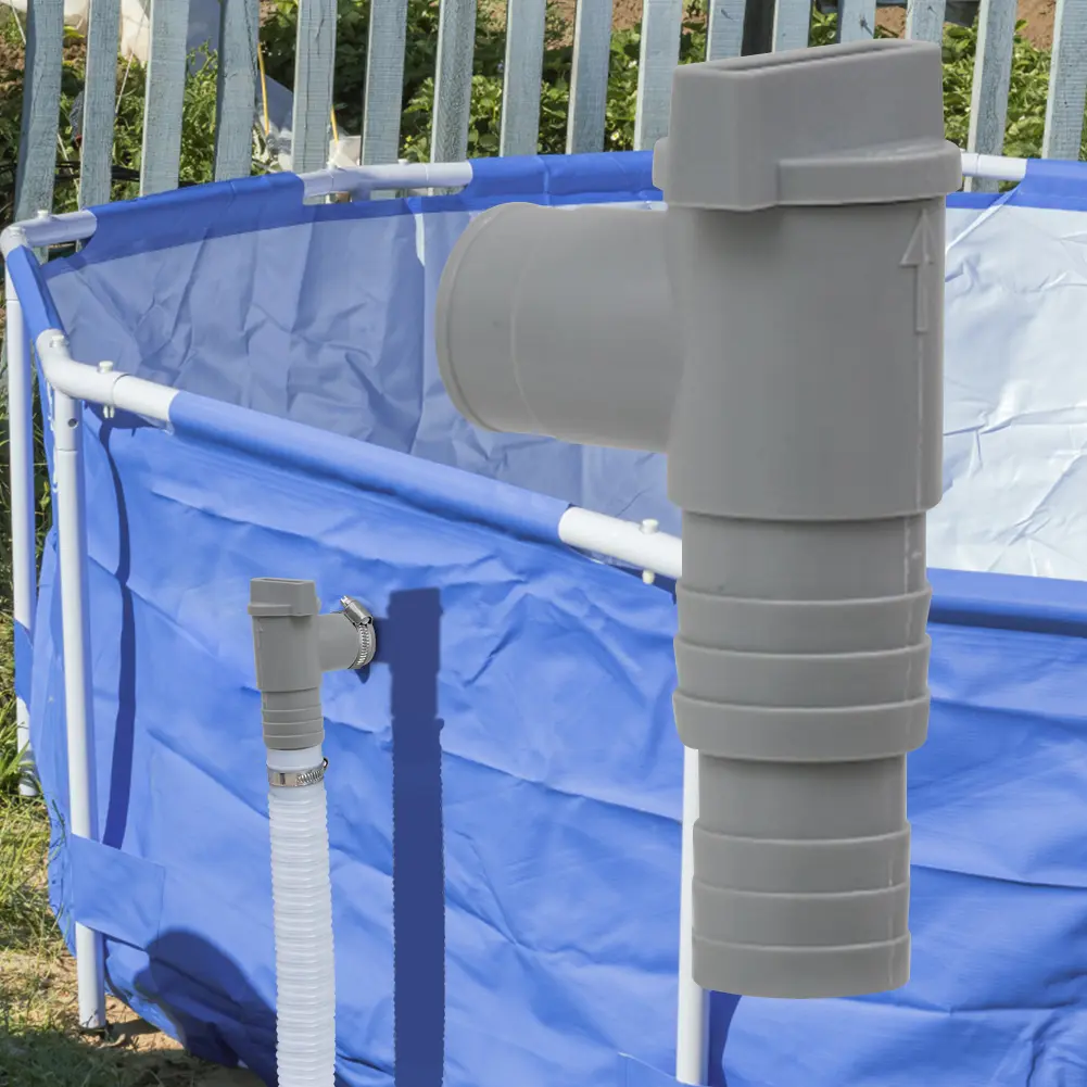 PVC Pool Filter Pump Adapter Durable 32mm Pool Pump Adapter Leak Proof Sealed Replacement for Outdoor Equipment Parts