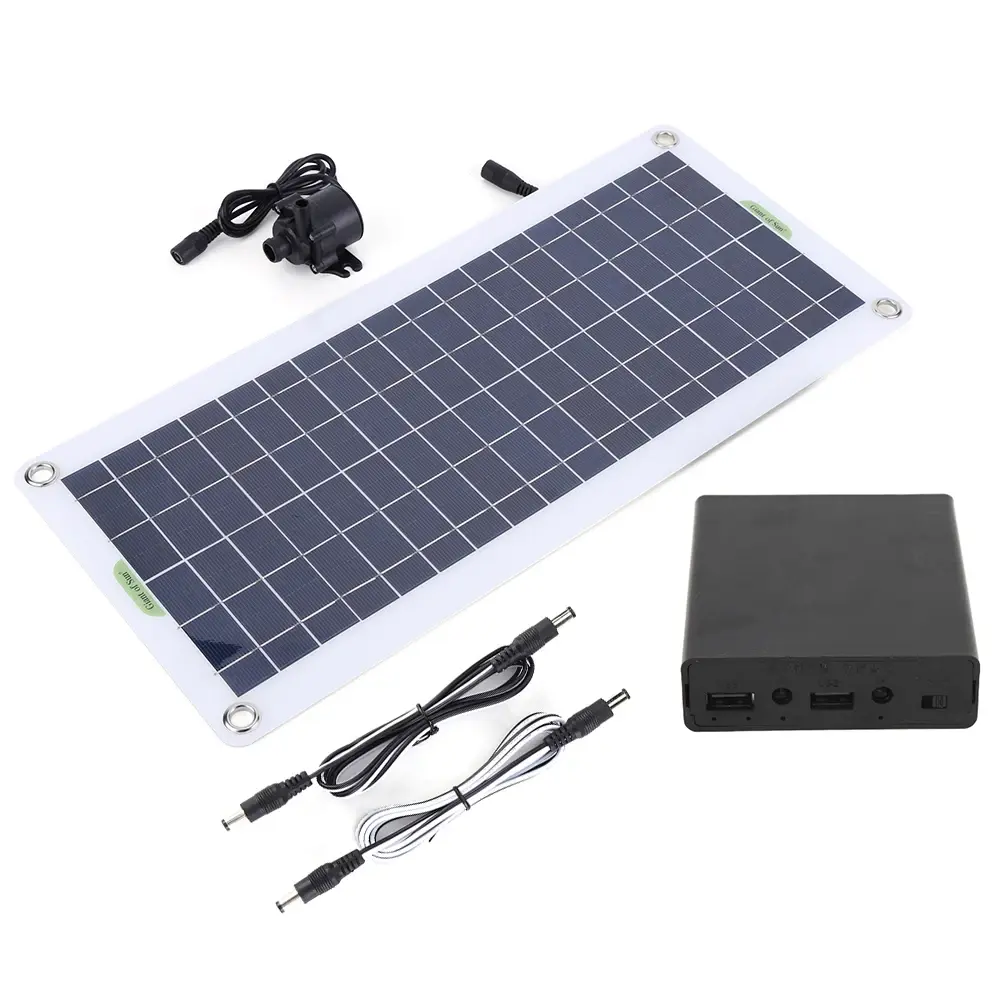 12/18V 30W Solar Power Panel Water Pump Garden Decoration Mini Solar Panel Pump Watering System Energy Saving Kits for Fish Tank