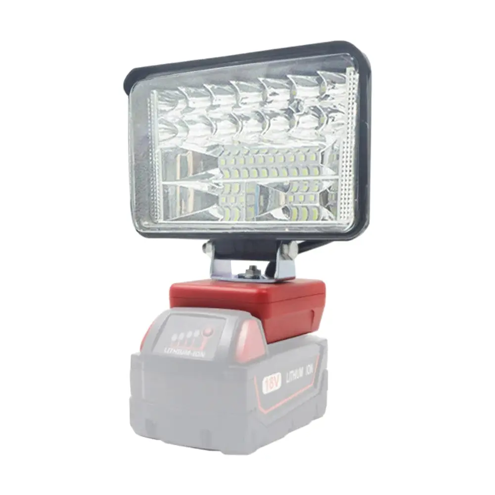 3 Inch Wireless LED Work Light 18 LED Electric Torch Spotlight Multipurpose 2800LM 12W for Milwaukee Lithium M18 20V Batteries