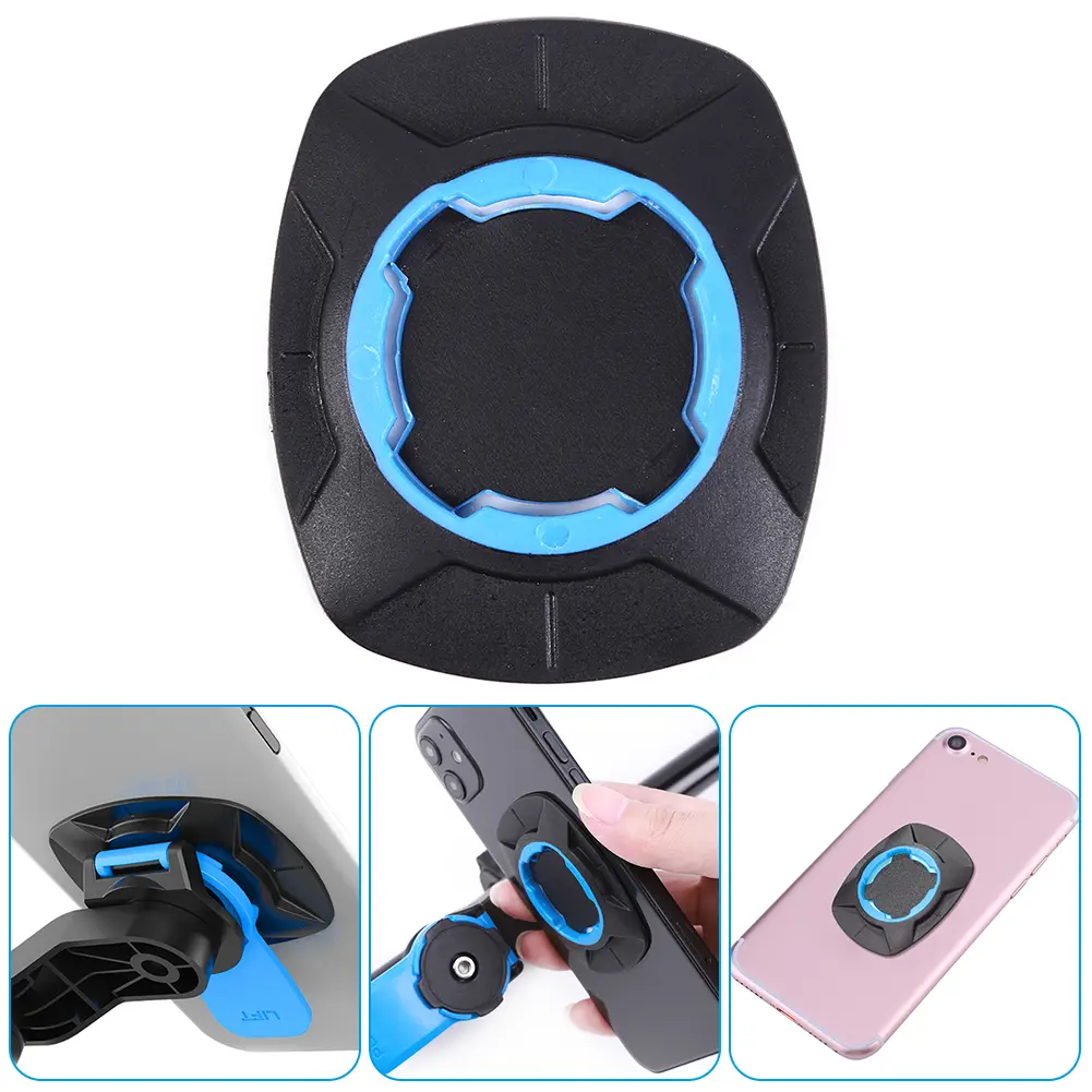 1-50Pcs Bike Phone Holder Patch Shock-resistant Rotatable Motorcycle MTB Bicycle Scooter Handlebar Bracket Cycling Accessories