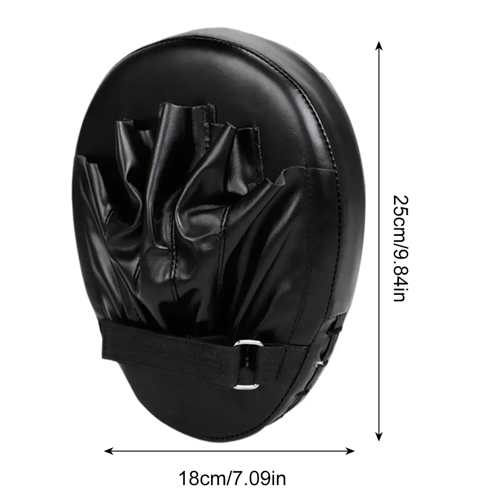 Boxing Hand Target PU Leather 5-Finger Hand Target Wear Resistant Punching Mitts Boxing Focus Pads for Martial Arts Training