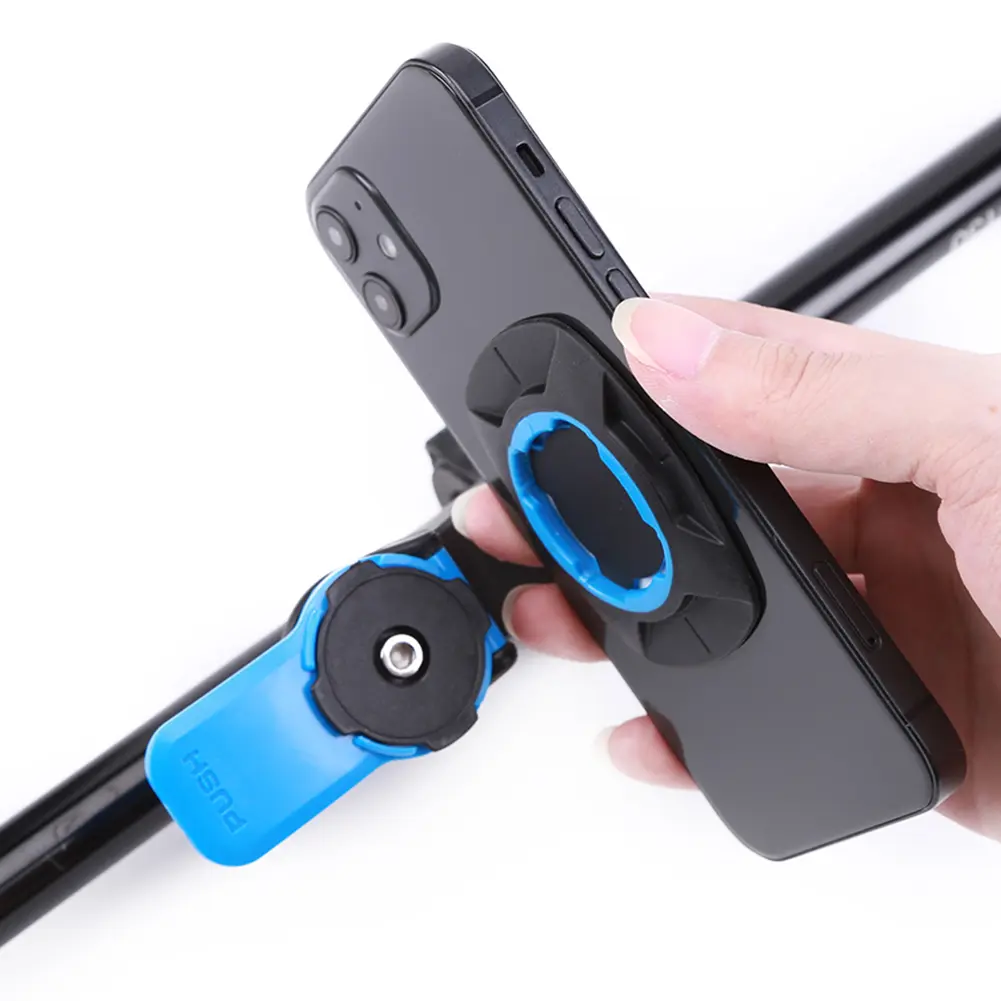 1-50Pcs Bike Phone Holder Patch Shock-resistant Rotatable Motorcycle MTB Bicycle Scooter Handlebar Bracket Cycling Accessories