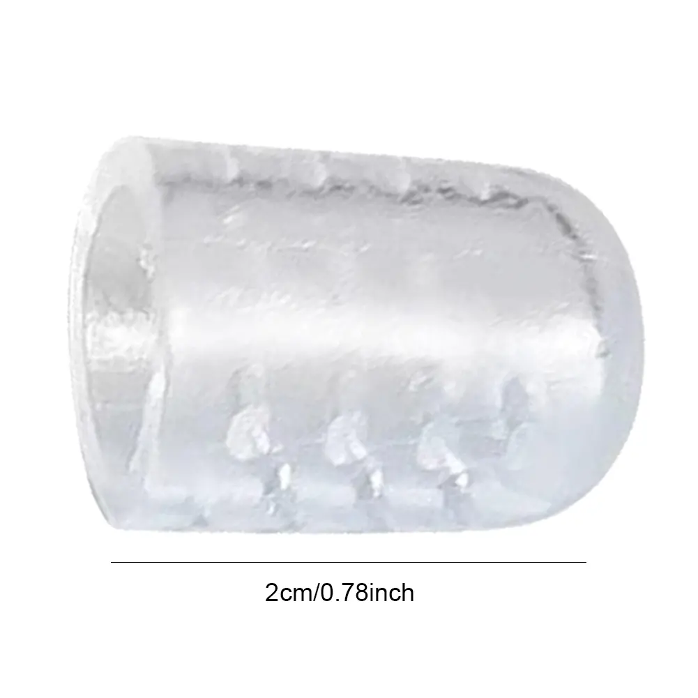 2pcs Toe Covers Breathable Silicon Resin Toe Caps Cover Protectors Elasticity Anti-Friction Transparent Sweatproof for Men Women