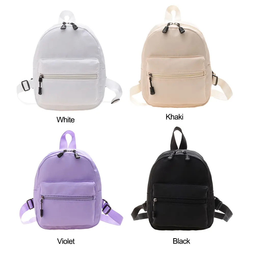 Women Backpack Preppy Style Solid Color Rucksack Ladies Casual Large Capacity Handbags Women Traveling Handbag