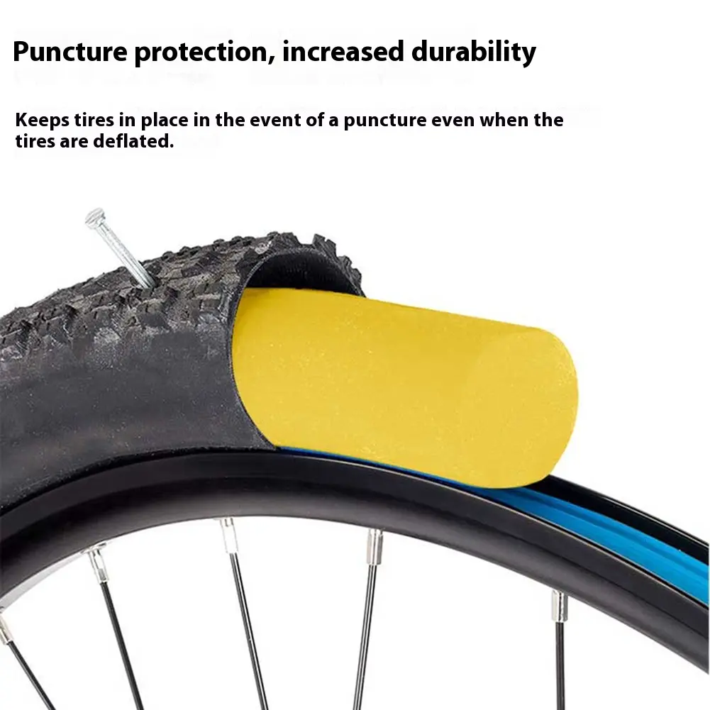 Bicycle Tire Inserts Prevent Injury Bicycle Puncture Protection Insert Sponge Bike Tire Inner Tube Pad Cycling Parts Accesseries