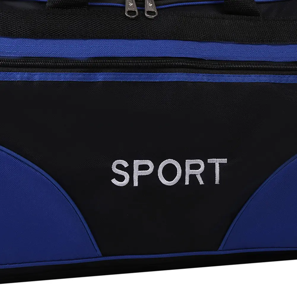 Oxford Fitness Bag Large Capacity Yoga Sports Backpack Waterproof Multifunctional Wear-resistant with Zipper for Travel Swimming