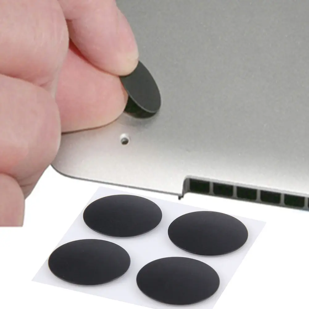 4pcs Notebook Feet Pad Replacement Laptop Feet Bottom Case Rubber Feet Foot Replacement for Apple Macbook Pro