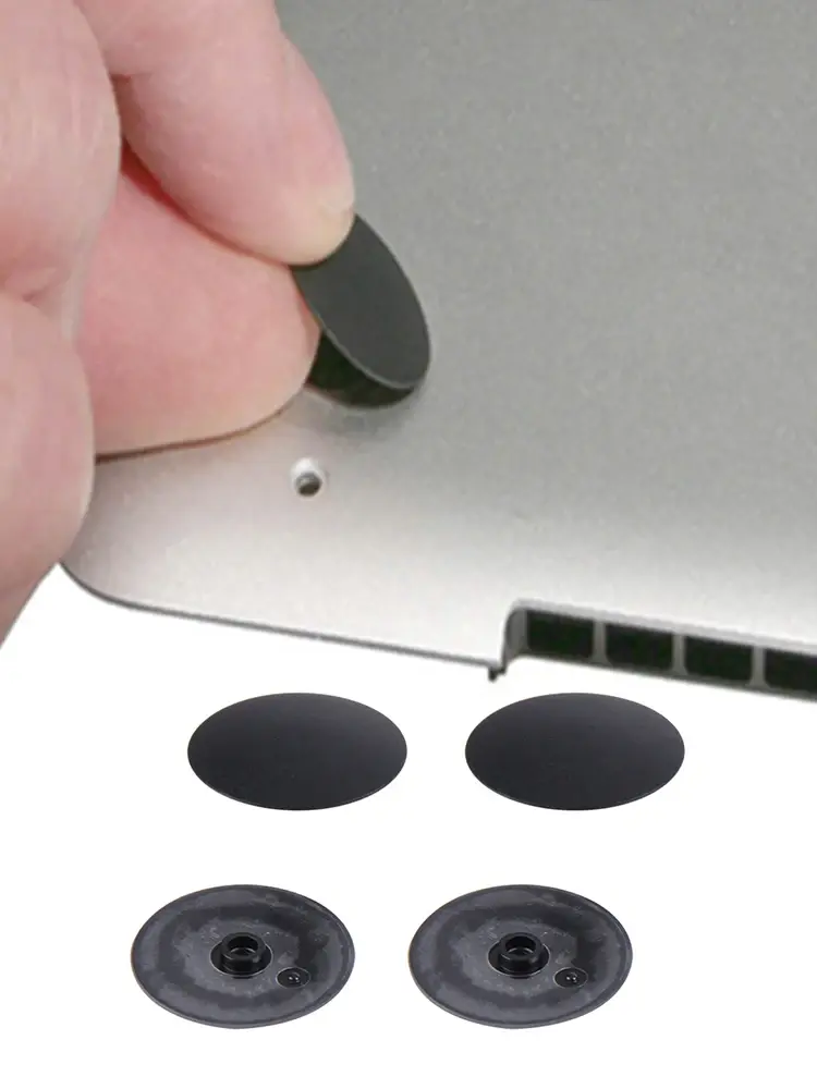 4pcs Notebook Feet Pad Replacement Laptop Feet Bottom Case Rubber Feet Foot Replacement for Apple Macbook Pro