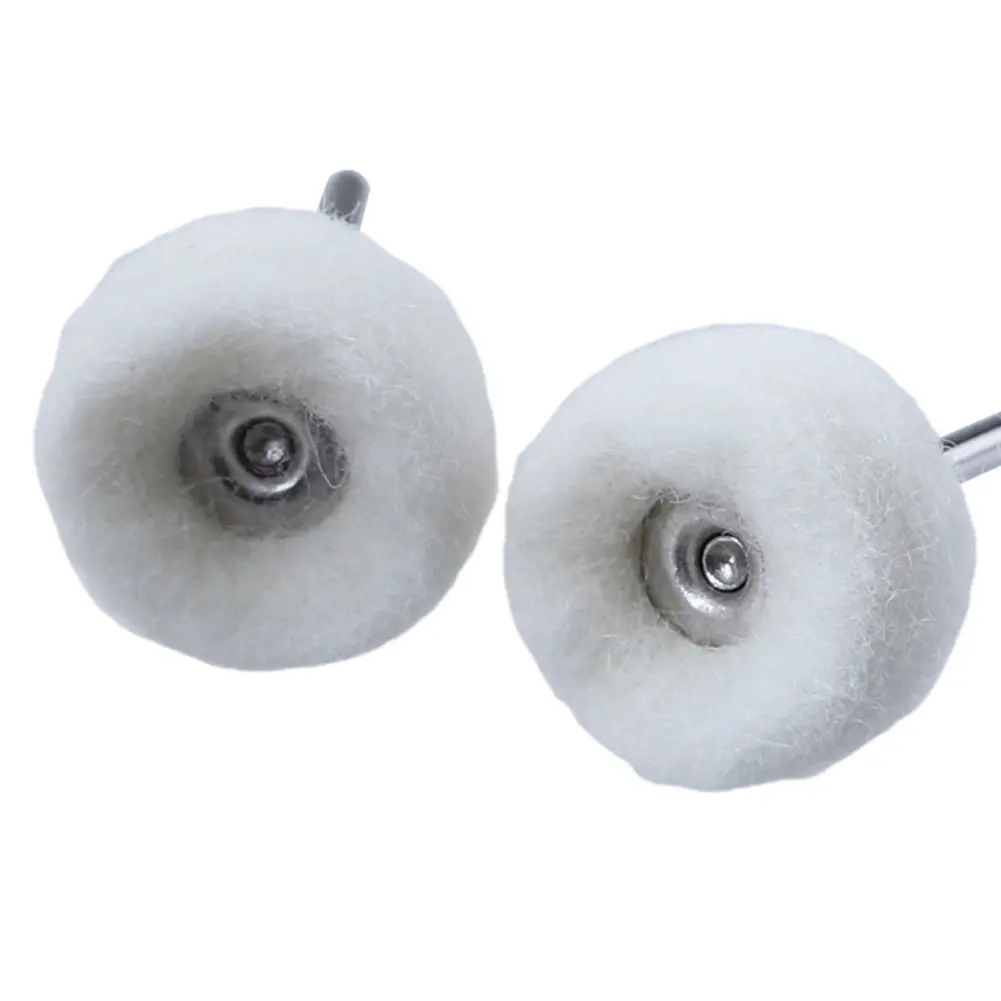 1-50pcs 3mm Felt Grinding Sanding Head Mini Polishing Brush for Dremel Dril Jade Abrasive Buffing Wheel Shank Cotton Thread