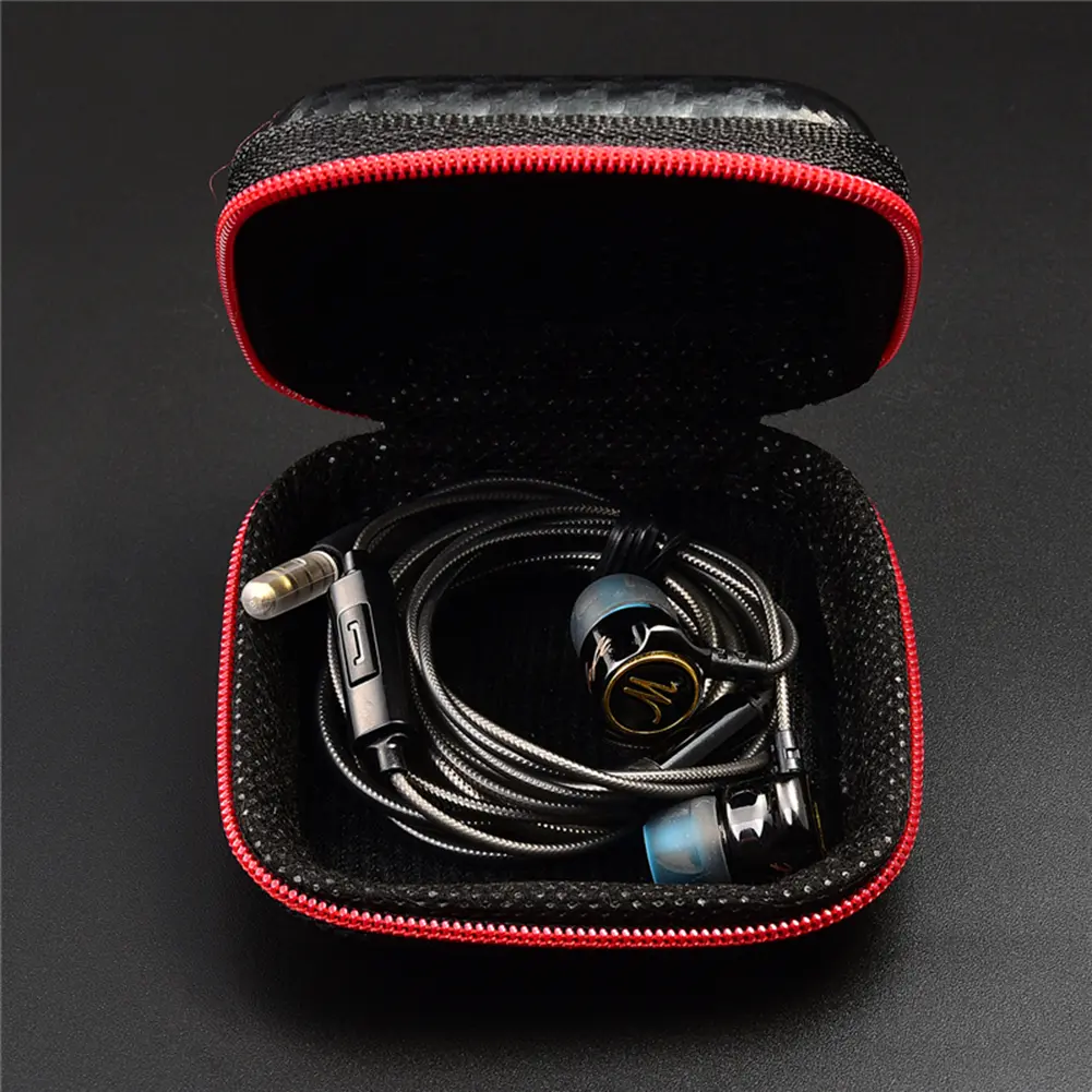Wired Earphone Box Portable Wireless Headset Storage Box EVA Anti-Pressure Wear-resistant Anti-fall Headset Data Cable Holder