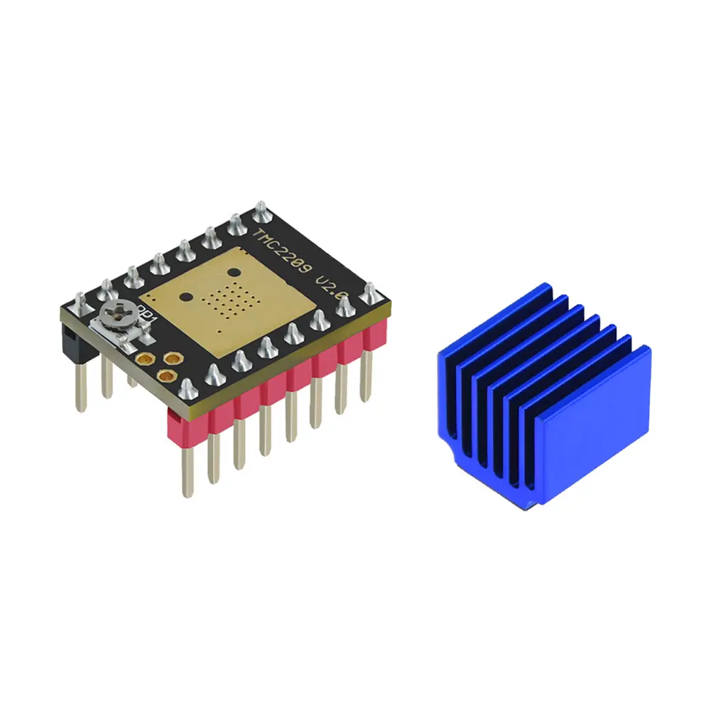 TMC2209 V2.0 Stepper Motor Driver UART 2.5A Peak Stepstick Silent Driver Support Step/Dir and Uart Mode 3D Printer Motherboards