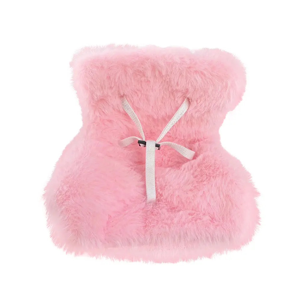 Mini Plush Doll Safety Seat Soft Kawaii Doll Seat Car Ornament Doll Safety Seat Car Interior Decoration for 17cm Cute Doll