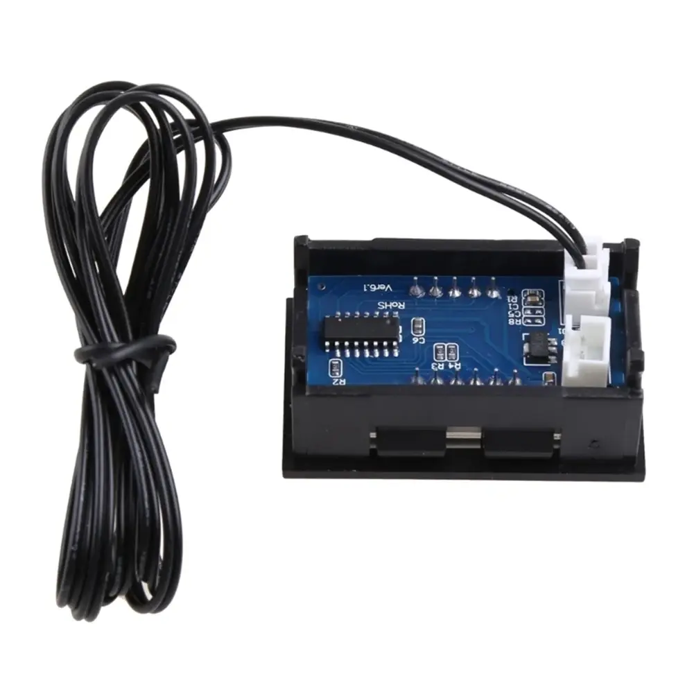 0.56inch LED Digital Thermometer Tester Panel Gauge DC 5-12V Thermometer Sensor with Sensors Probe Thermometer Gauge