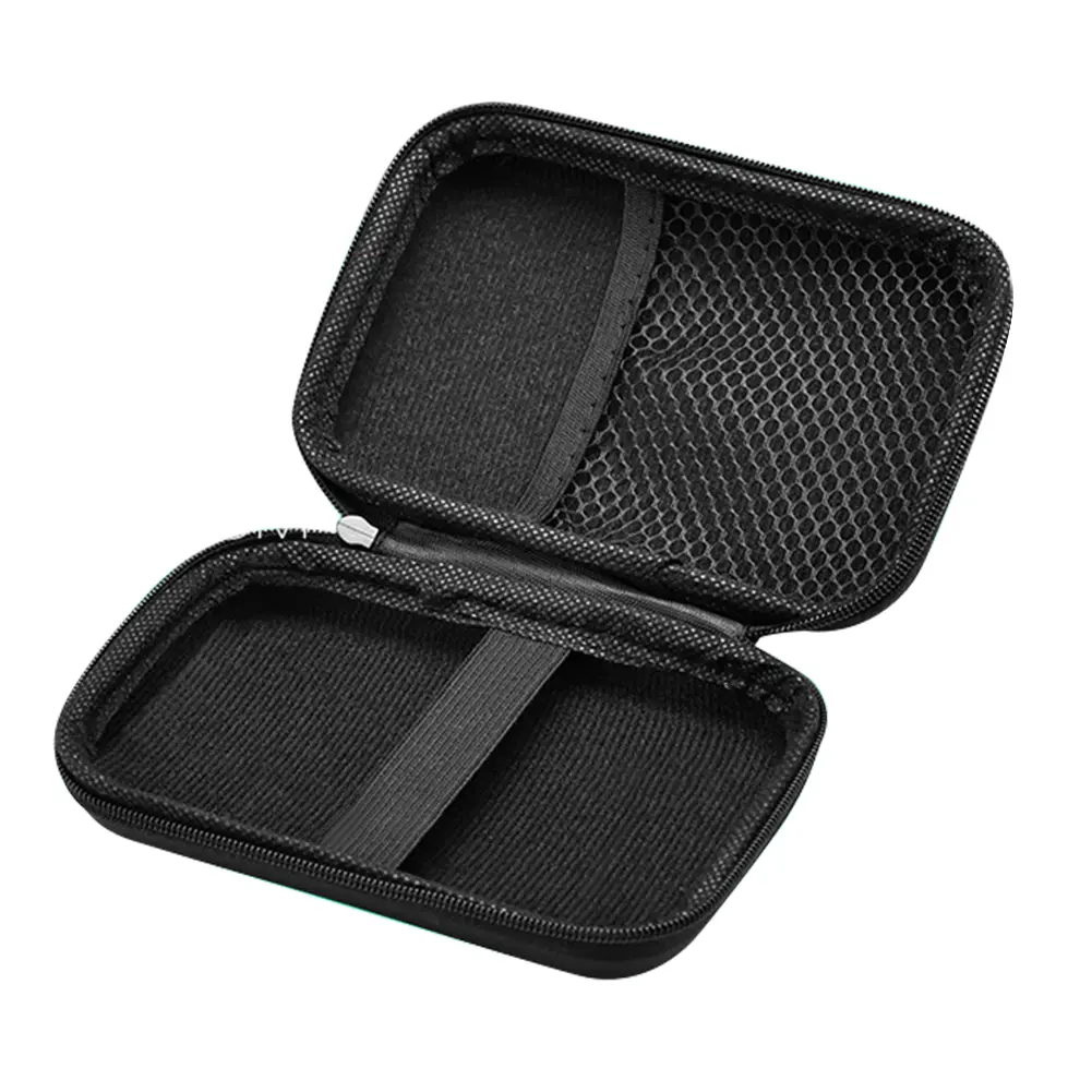 EVA Portable Storage Bag Shockproof with 2 Joystick Caps Retro Handheld Game Console Carrying Bag Waterproof for Miyoo Mini Plus