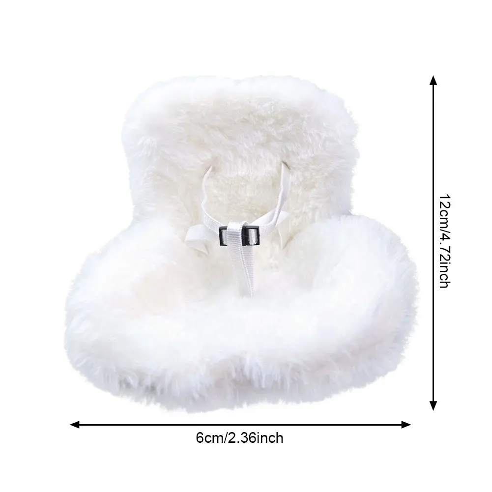 Mini Plush Doll Safety Seat Soft Kawaii Doll Seat Car Ornament Doll Safety Seat Car Interior Decoration for 17cm Cute Doll