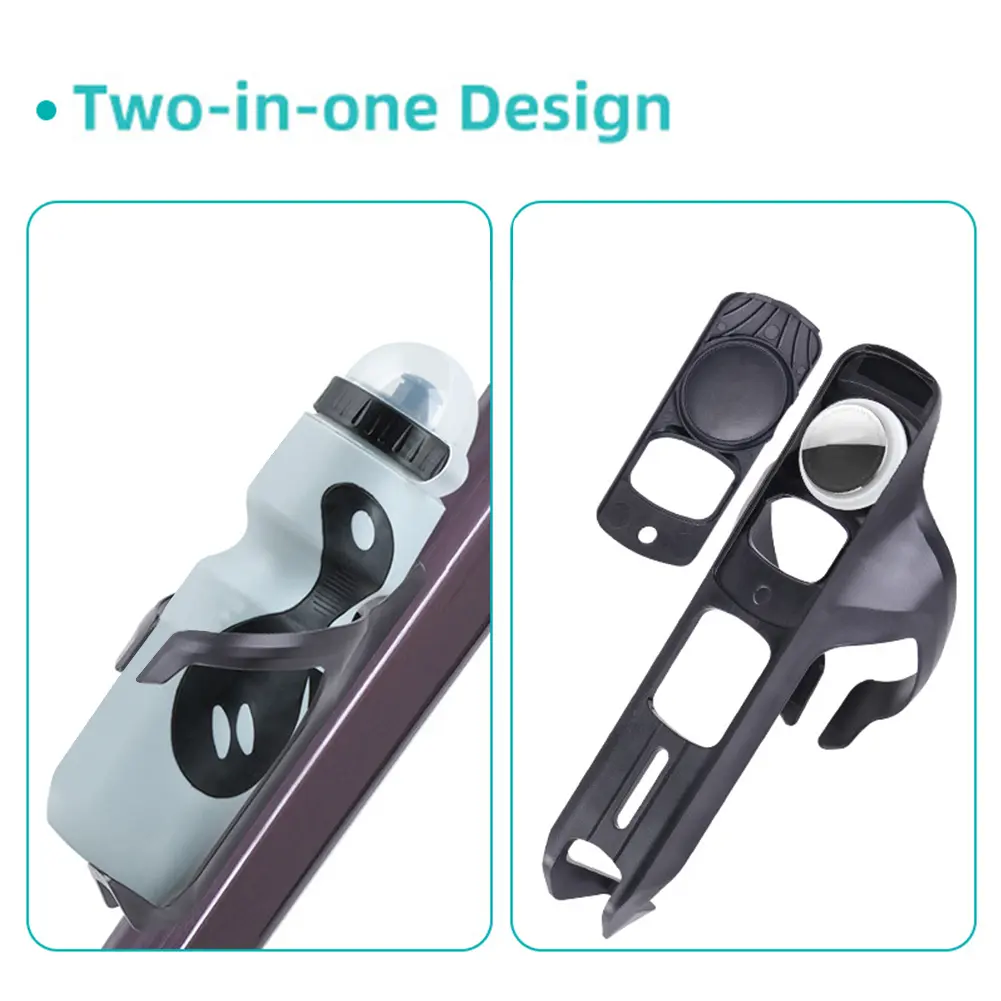 Bike Bottle GPS Tracker Cage Anti-Theft Bike Water Cup Holder Scratch-Proof Bike Water Bottle Bracket for Apple AirTag